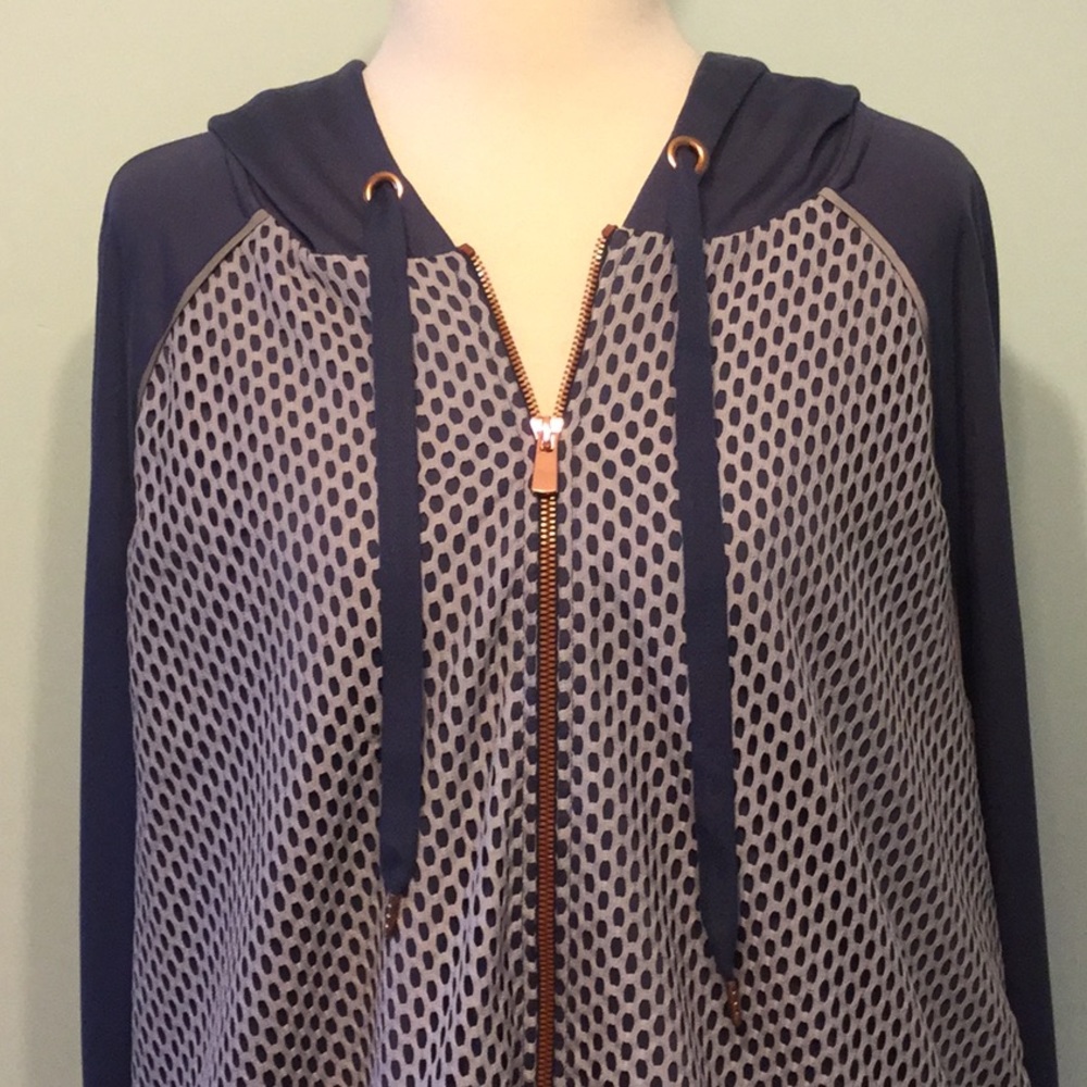 Lane Bryant Althetic Jacket Hoodie Zippered Front